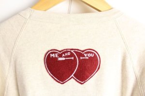 画像6: 50%off 　DENIMDUNGAREE　 ウラキモウ　me and you　レイヤード　スウェット　11；生成　サイズ；01 (6)