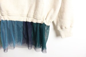 画像2: 50%off 　DENIMDUNGAREE　 ウラキモウ　me and you　レイヤード　スウェット　11；生成　サイズ；01 (2)