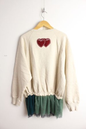 画像5: 50%off 　DENIMDUNGAREE　 ウラキモウ　me and you　レイヤード　スウェット　11；生成　サイズ；01 (5)