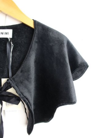 画像2: 40%off UNIONINI　　boa collar  BLACK　サイズ；M(165) (2)