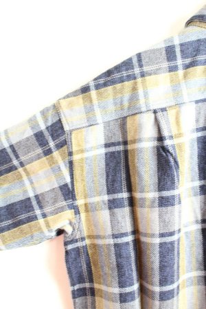 画像6: 40%off 2022秋冬　FITH　コットンヨリモクチェックL/S　シャツ　4；紺　 (6)