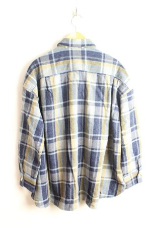 画像5: 40%off 2022秋冬　FITH　コットンヨリモクチェックL/S　シャツ　4；紺　 (5)