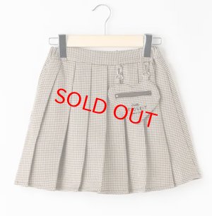 画像1: 30%off by LOVEiT  ハートポシェットつきスカパン 　31；茶 (1)