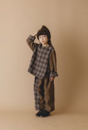 画像1: 30%off   nunuforme 　ヌヌフォルム  チェンジパンツ　　brown (1)