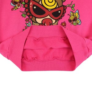 画像4: 30%Hystericmini     MY FIRST HYSTERIC　HONEY TEDDY 裏毛 トレーナー　26；マゼンタ (4)
