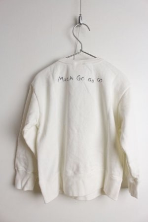 画像5: 50%off  DENIMDUNGAREE  ウラケ マッハ GOGOGO スウェット 1;白  (5)