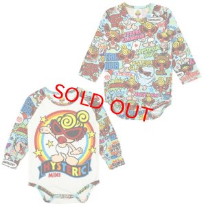 画像1: MY FIRST HYSTERIC　POP UP&FEVER SCRATCH 2P ロンパースセット　44:ブルー系 (1)
