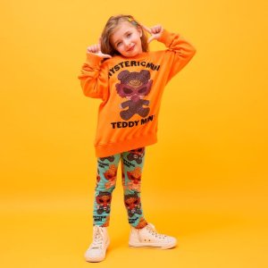 画像4: 30%OFFHystericmini  AMIGURUMI 裏毛 トレーナー　65；オレンジ (4)