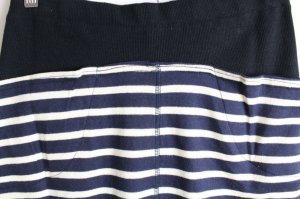 画像5: 40%off 2023SS セビアンフェ  20/2 ボーダー スカート 78;NAVY  サイズ;1 (5)