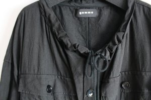 画像2: 50%off 2023SS　gomme　Ten/C/Liツイル　4ポケットBL 　3;黒　サイズ；M (2)