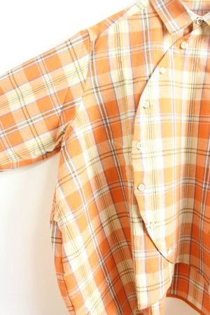 画像3: 50%off 2023SS nunuforme 　ヌヌフォルム  サークルシャツ　ORANGE (3)