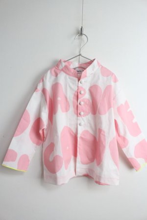 画像1: 40%off フランキーグロウ　 LETTERS CHINA JACKET　   カラー；PINK　LETTERS (1)