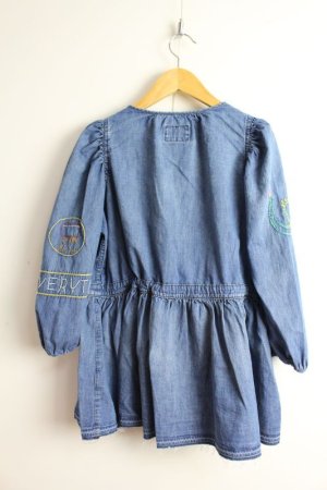 画像5: 50%off 春夏　GTH　デニム　フレア　JK　8分袖　44；淡青　　サイズ；02 (5)