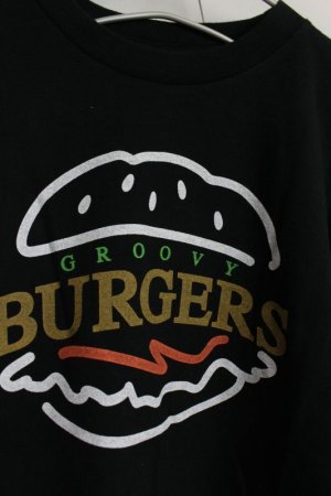 画像2: 40%off 春夏　GC　テンジク HAMBURGER BIG TEE　2；黒 (2)