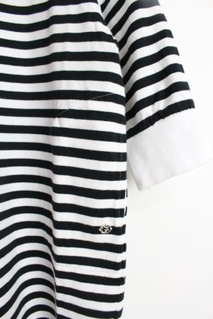 画像2: 40%off 2023春夏 FITH	ボーダーヒザシタタケ OP 2;黒  (2)