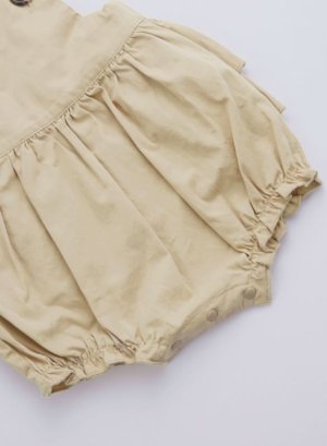 画像4: OCEAN&GROUND　フリルショートサロペット (ヒザ上丈) (4)