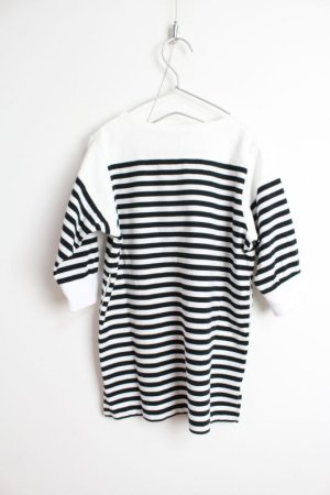 画像4: 40%off 2023春夏 FITH	ボーダーヒザシタタケ OP 2;黒  (4)