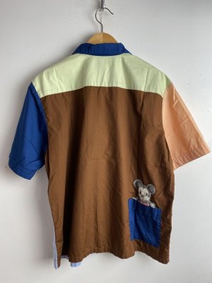 画像4: 40%off   DD*MICKEY	ブロード MICKEY シャツ 91;クレイジー1  サイズ;01 (4)