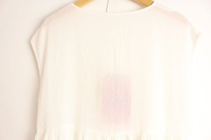 画像5: 50%off  DENIMDUNGAREE ローン MEETS ドレス ヒザ下丈 1;白  サイズ;01 (5)