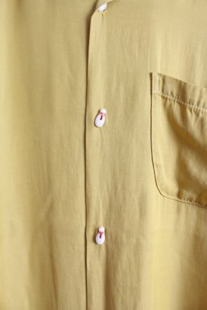 画像3: 50%off 2023春夏　GTH　ボーリング シャツ OP　10；黄　サイズ；01 (3)