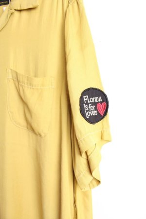画像2: 50%off 2023春夏　GTH　ボーリング シャツ OP　10；黄　サイズ；01 (2)