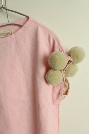 画像2: 50%off 2023春夏 GTH ビンテージドヅメテンジク ボンボン TEE  6;ピンク  サイズ;01 (2)