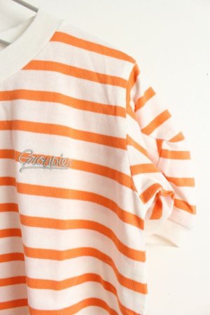 画像2: 40%off 2023春夏　GC　ボーダー コクーンスリーブ ヒザタケ OP　15；オレンジ (2)