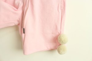 画像2: 50%off 2023春夏　GTH　ビンテージドヅメテンジク ボンボン SPN　ヒザ上丈　6；ピンク　　サイズ；110 (2)