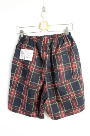 画像4: 50%off 　DENIMDUNGAREE　  ギャバチェックPT フラワー イージー　SPN　ヒザ上丈　2；黒　　サイズ；150 (4)