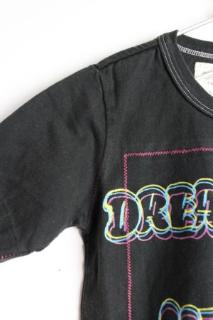 画像2: 50%off 2023春夏　GTH　ビンテージテンジク　ユートピア　リメイク　TEE　　2；黒 (2)