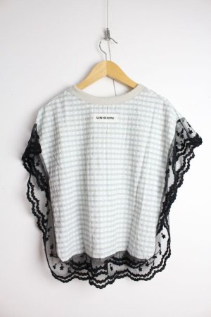 画像4: 40%off   UNIONINI　star lace vest　　カラー；moss　　サイズ；S(146-152cm) (4)