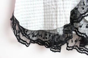 画像2: 40%off   UNIONINI　star lace long blouse　　カラー；moss (2)