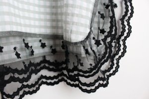 画像2: 40%off   UNIONINI　star lace vest　　カラー；moss　　サイズ；S(146-152cm) (2)