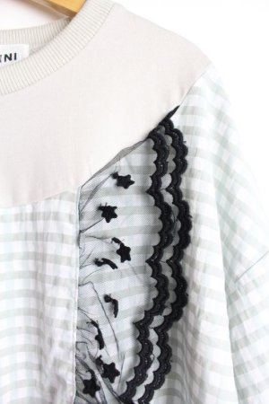 画像4: 40%off   UNIONINI　star lace long blouse　　カラー；moss (4)