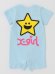 画像3: 30%off X-girl kids 　キラッキーモチーフ半袖カバーオール　　サイズ；50‐70cm (3)