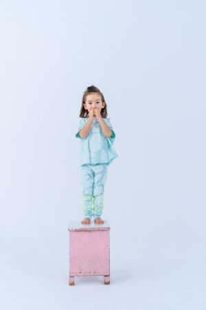 画像4: 50%off  フランキーグロウ  GARMENT DYE KNEE PATCH LEGGINGS カラー;MINT (4)