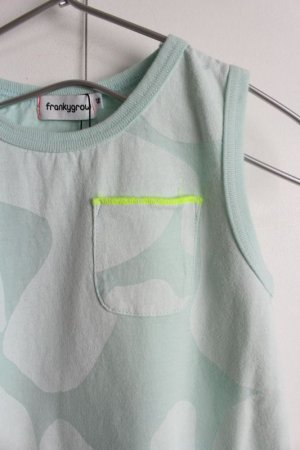 画像2: 50%off  フランキーグロウ   GARMENT DYE POCKET TANK カラー;MINT (2)