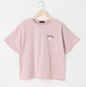 画像1: 30%off Lovetoxic　ワンポイント刺しゅう半T　　11；ピンク (1)