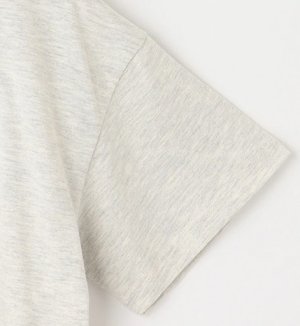 画像2: 30%off Lovetoxic ワンポイント刺しゅう半T  89;白杢 (2)