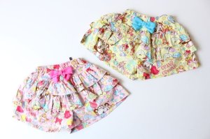 画像1: 40%off  ＧrandＧround 　　総柄フリル　キュロット (1)