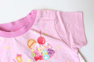 画像2: 40%offGrandGround  アイスクリームTシャツ  カラー;ピンク (2)