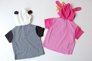 画像4: 40%off  ＧrandＧround 　　なりきりフード　Tシャツ　　 (4)