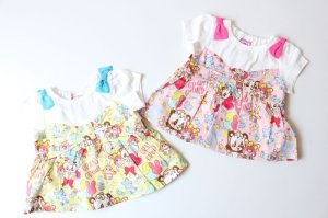 画像1: 40%off  ＧrandＧround 　　総柄リボン　Tシャツ　　 (1)
