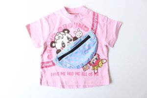 画像1: 40%off  ＧrandＧround 　　ボディバッグ　Tシャツ　　カラー；ピンク (1)