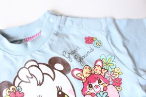 画像2: 40%off  ＧrandＧround 　オハナハッピーTシャツ　　カラー；ライトブルー (2)