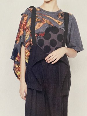 画像2: 50%off 2023SS　gomme　Pツイル　ストラップパンツ　3；ブラック　サイズ；M (2)