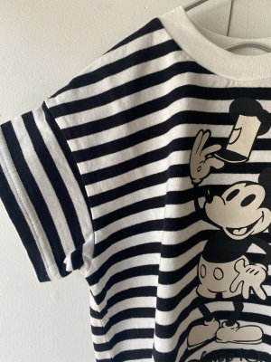 画像2: 40%off  FFITH*MICEY  ボーダー ミッキー S/STシャツ  2;黒 (2)