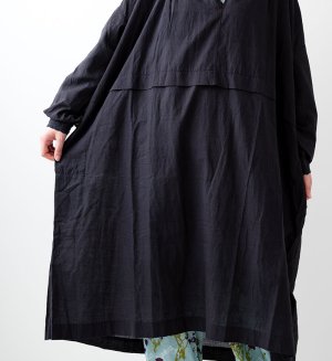 画像4: 40%off   VC　 レースギャザーワンピース   カラー；BLACK　サイズ；F (4)