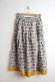 画像1: 30%off   Lilou＋LILY 　BLOC PRINT SKIRT　GRAY　サイズ；38 (1)