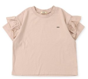 画像1: 40%off 2023春夏　FITH	天竺 半袖フリル袖Tシャツ　　6；ピンク (1)